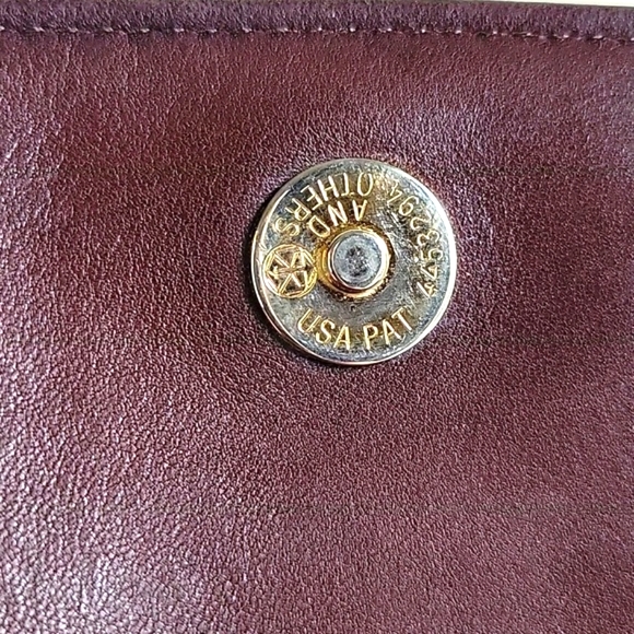 CoachVintage9808EquestrianFlapBagMahoganyBrownBrassHardwareUSA🇺🇸 - Picture 16 of 17